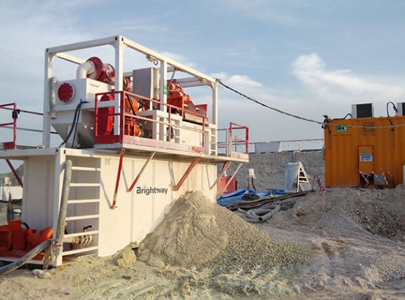 盾構施工泥水分離系統