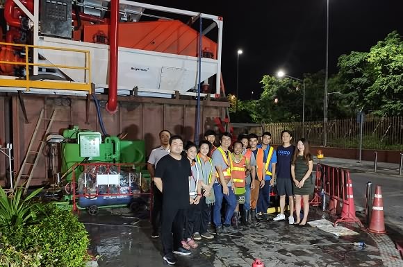 正道能源技術團隊現場合影