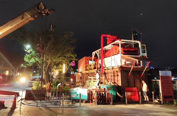 正道能源泥水分離設備現場