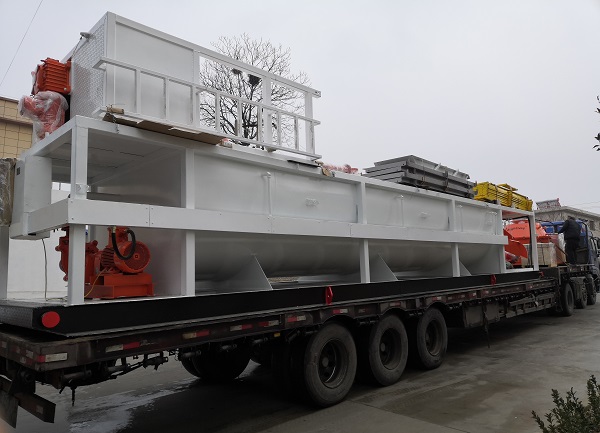 山東東營油泥處理系統發貨